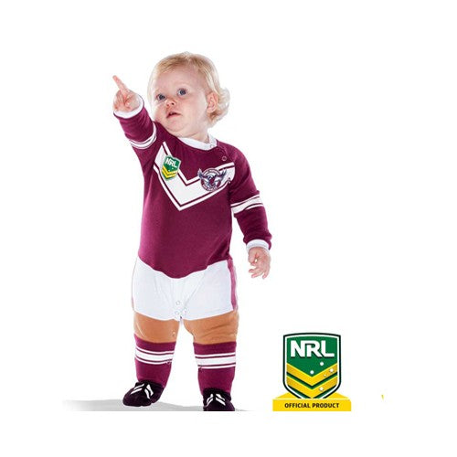 NRL footy romper for toddlers