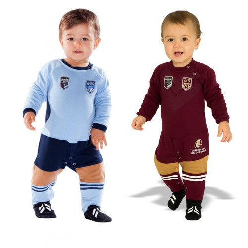 State of origin footy romper for toddlers