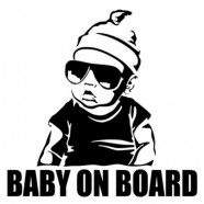 BABY ON BOARD STICKER 
